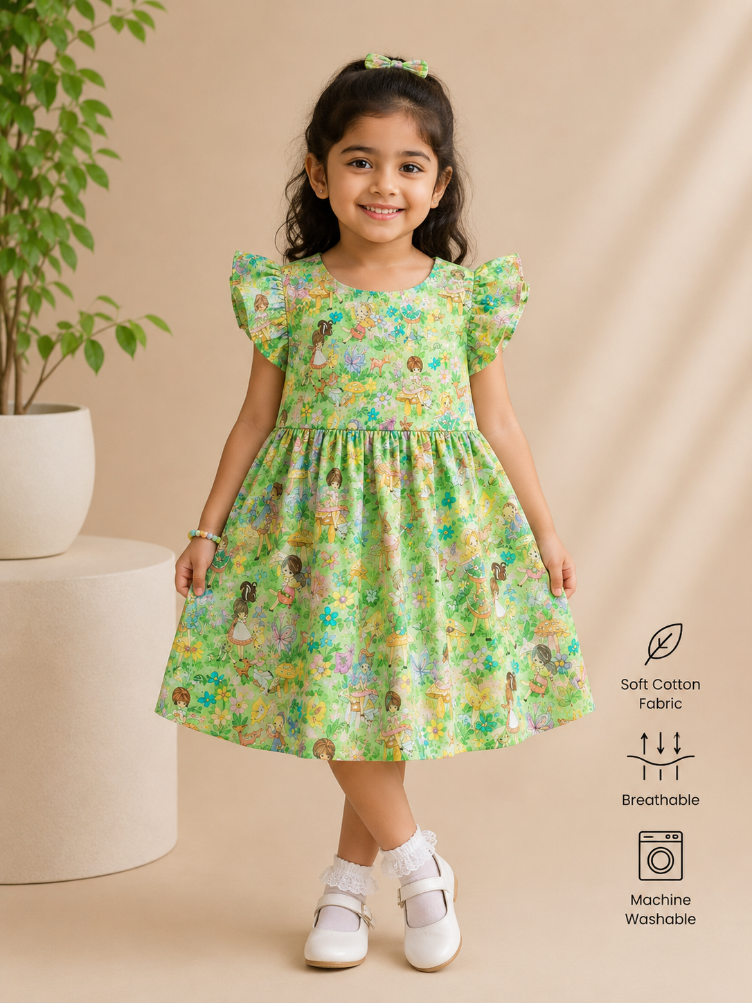 Green Fairy Garden Dress