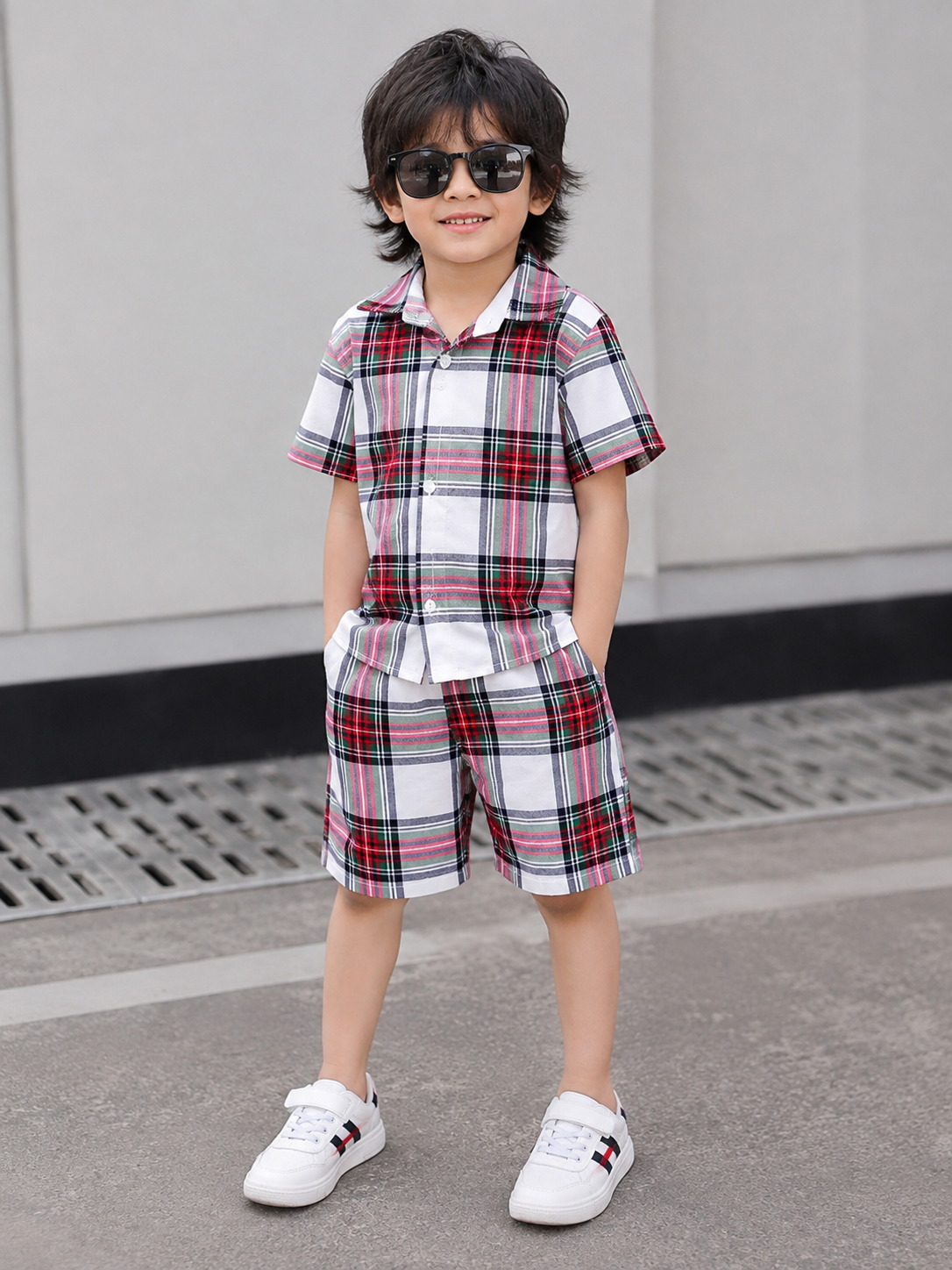 Classic Cotton Co-Ord Set – Shirt & Shorts