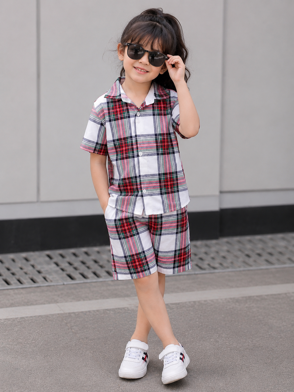 Classic Cotton Co-Ord Set – Shirt & Shorts